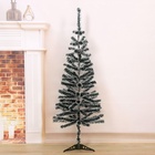 Искусственная ёлка с инеем «Зимнее волшебство. Радуга», 120 см, d нижнего яруса 43 см, d иголок 6 см, 110 ПВХ веток отгибаются - Фото 2