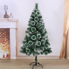 Искусственная ёлка «Зимнее волшебство. Кедр зелёный», 150 см, d иголок 10 см, d нижнего яруса 85 см, 152 ветки отгибается - Фото 2