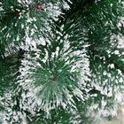 Кедр зеленый снег 150 см, d нижнего яруса 85 см, d иголок 10 см, 152 ветки, металл подставка - Фото 2