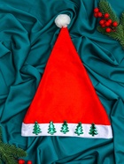 Колпак новогодний «Ёлка» с наклейкой, красный - Фото 2