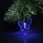 Подвеска световая "Бабочка" (батарейки в комплекте), 8,5 см, 1 LED, RGB - Фото 5
