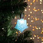 Подвеска световая "Ледяная звезда" 8 см (батарейки в комплекте) - Фото 1