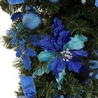 елка декор настенная синий 70 см - Фото 2