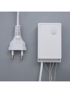 Гирлянда «Бахрома» 4 × 0.6 м, IP44, прозрачная нить, 180 LED, свечение белое, 8 режимов, 220 В 705912 - фото 319918120