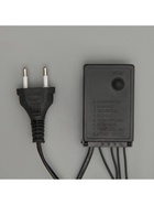 Гирлянда «Бахрома» 4 × 0.6 м, IP44, тёмная нить, 180 LED, свечение белое, 8 режимов, 220 В - Фото 9