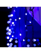 Гирлянда «Бахрома» 4 × 0.6 м, IP44, тёмная нить, 180 LED, свечение синее, 8 режимов, 220 В - Фото 8