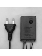 Гирлянда «Бахрома» 4 × 0.6 м, IP44, тёмная нить, 180 LED, свечение синее, 8 режимов, 220 В - Фото 9
