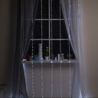 Гирлянда "Дождь" 2 х 3 м, LED-800-220V, 8 режимов, нить прозрачная, свечение белое - Фото 4