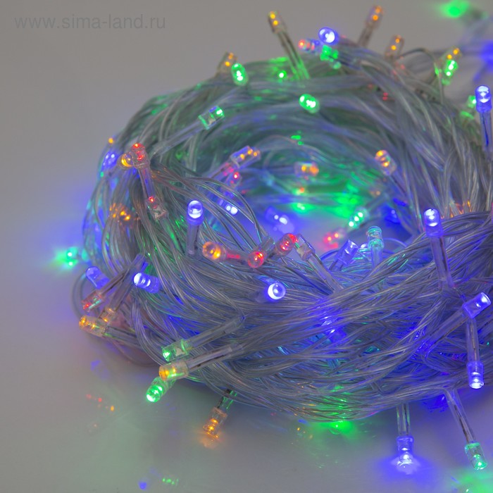 НИТЬ, 13 м, Н.С. LED-150-220V, контр. 8 режимов, МУЛЬТИ - Фото 1