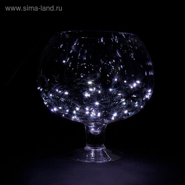 НИТЬ, 13 м, Н.Т. LED-150-220V, контр. 8 режимов, БЕЛЫЙ - Фото 1