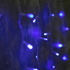 БАХРОМА, Ш:1.2 м, В:0.6 м, Н.С. LED-60-220V, контр. 8 режимов, СИНИЙ - Фото 2