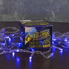 БАХРОМА, Ш:1.2 м, В:0.6 м, Н.С. LED-60-220V, контр. 8 режимов, СИНИЙ - Фото 3