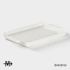 Блюдо для запекания прямоугольное Magistro «Бланш», 30×19 см, цвет белый - Фото 2