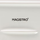 Блюдо фарфоровое для запекания Magistro «Бланш», 35,5×22 см, цвет белый - фото 4319023