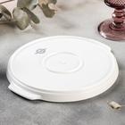 Блюдо для запекания Magistro «Бланш», d=19 см, круглое, фарфор, белое - Фото 3