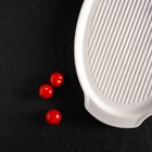 Блюдо фарфоровое для запекания Magistro «Бланш», 33×21×2.5 см, цвет белый - Фото 7