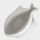 Салатник Magistro «Рыбка», 2 л, 31×17×10.5 см, фарфор, белый - Фото 3