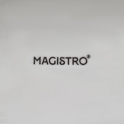 Салатник Magistro «Рыбка», 2 л, 31×17×10.5 см, фарфор, белый