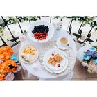 Подставка для десертов Magistro «Цветок», d=21.5 см, фарфор, белая - Фото 7