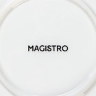 Блюдо фарфоровое сервировочное Magistro «Рыбка Бланш», 28×20 см, белое - Фото 5