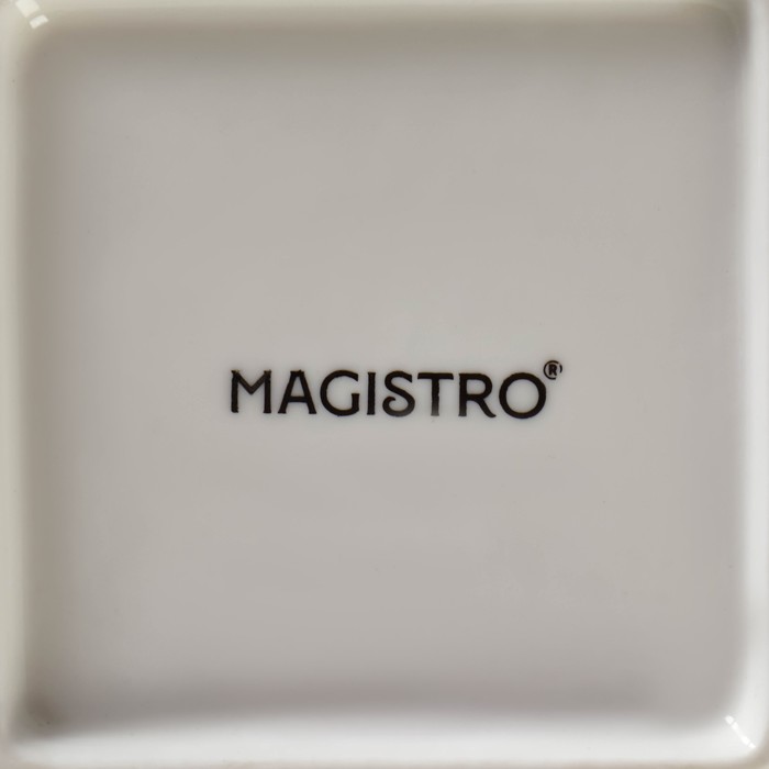 Тарелка Magistro «Цветок Бланш», 26.5×26.5 см, квадратная, фарфор, белая - фото 114793593 Тарелка Magistro «Цветок Бланш», 26.5×26.5 см, квадратная, фарфор, белая - фото 114793593