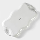 Блюдо для подачи Magistro «Бланш», 37.5×22.3×3.5 см см, фарфор, белое - Фото 4