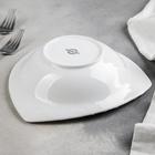 Салатник Magistro «Роза Бланш», 600 мл, d=23 см, фарфор, белый - Фото 3