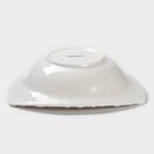 Салатник Magistro «Роза Бланш», 600 мл, d=23 см, фарфор, белый - Фото 4