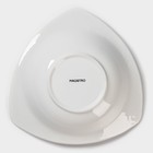 Салатник Magistro «Роза Бланш», 600 мл, d=23 см, фарфор, белый - Фото 5