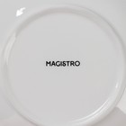 Салатник Magistro «Роза Бланш», 600 мл, d=23 см, фарфор, белый - Фото 6
