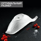 Салатник Magistro «Бланш», 38×15.5 см, фарфор, белый - Фото 2
