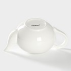 Чайник фарфоровый заварочный Magistro «Бланш», 600 мл, цвет белый - Фото 6
