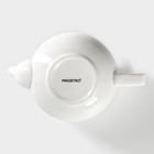 Чайник фарфоровый заварочный Magistro «Бланш», 600 мл, цвет белый - Фото 7