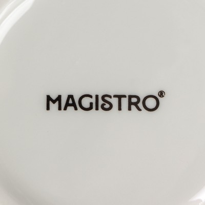 Чайник заварочный Magistro «Бланш», 600 мл, фарфор, белый