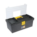 Ящик для инструмента ТУНДРА, 16", 405 х 215 х 160 мм, пластиковый, органайзер - Фото 9