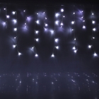 БАХРОМА, Ш:2.4 м, В:0.6 м, Н.С. LED-120-220V, контр. 8 режимов, БЕЛЫЙ - Фото 1