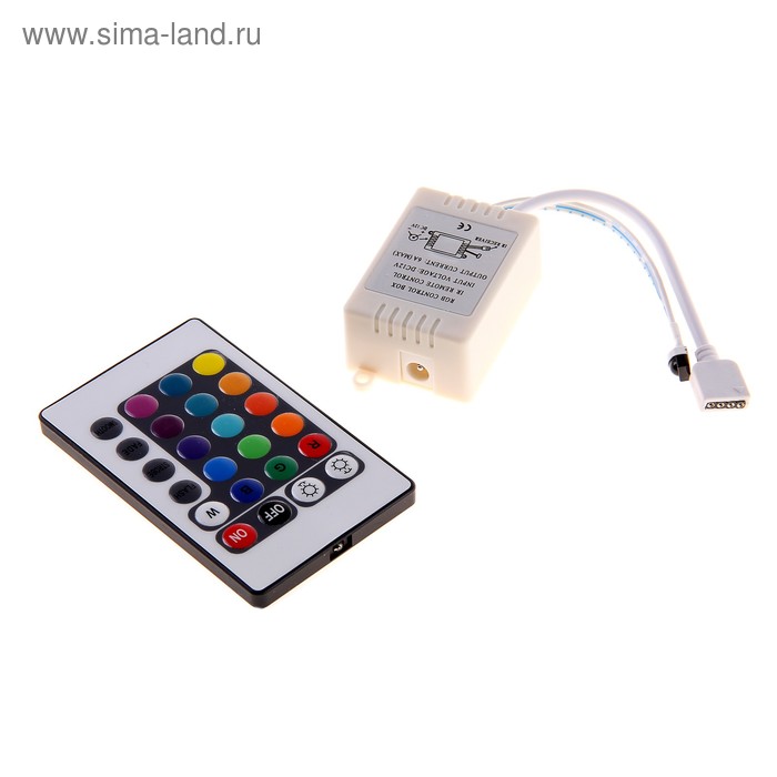 Контроллер для LED RGB модулей/лент, 12V, 40W, пульт ДУ, - Фото 1
