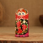 Матрёшка 3-х кукольная "Катя" ягоды, 11см, ручная роспись. - фото 3975093