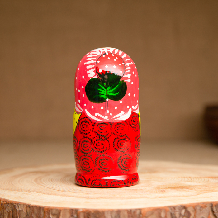 Матрёшка 5-ти кукольная "Катя" ягоды , 12-13 см, ручная роспись. - фото 1885113078