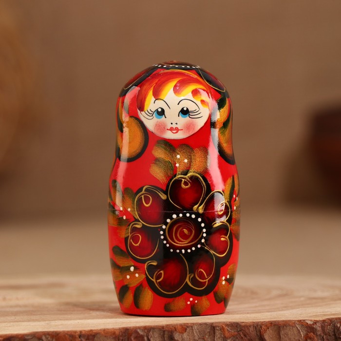 Матрёшка 5-ти кукольная "Аля" бутоны , 14-15см, ручная роспись. - фото 1885113097