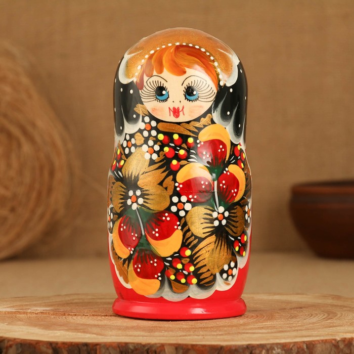 Матрёшка 5-ти кукольная "Надя" ягоды , 17-18см, ручная роспись. - фото 1911521666