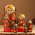 Матрёшка 5-ти кукольная "Надя" ягоды , 17-18см, ручная роспись. - фото 8536922