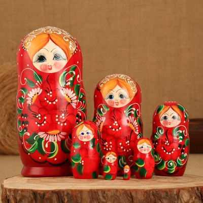 Матрёшка 7-ми кукольная «Кира», 23-25 см, ручная роспись, дерево