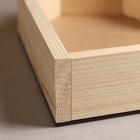 Кашпо для цветов «Сердце», 25×20×4.5 см, деревянное - Фото 4