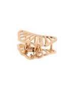 Крабик для волос «Маргарита», дуга полоски, 2.5 см, золото (комплект 6 шт) - фото 52436876