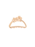 Крабик для волос «Маргарита», дуга васильки, 2.5 см, золото (комплект 6 шт) - фото 43235573