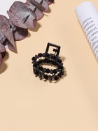 Крабик для волос «Мелани», овал, 2.5 см, чёрный - Фото 2