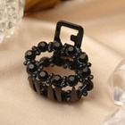 Крабик для волос «Мелани», овал, 2.5 см, чёрный - Фото 4