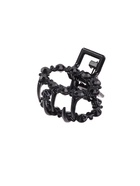 Крабик для волос «Мелани», овал, 2.5 см, чёрный - Фото 5