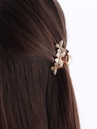 Крабик для волос «Эмма», 5.5 см, золото - Фото 2